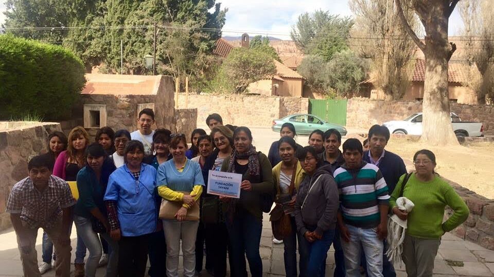 Con pacientes en Humahuaca